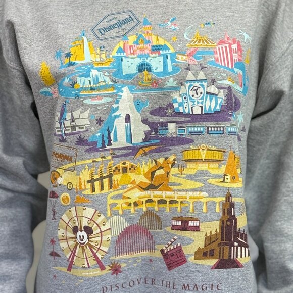 Disney Parks Authentic Original Disneyland Resort Sweatshirt Adult Size Medium - Picture 4 of 8